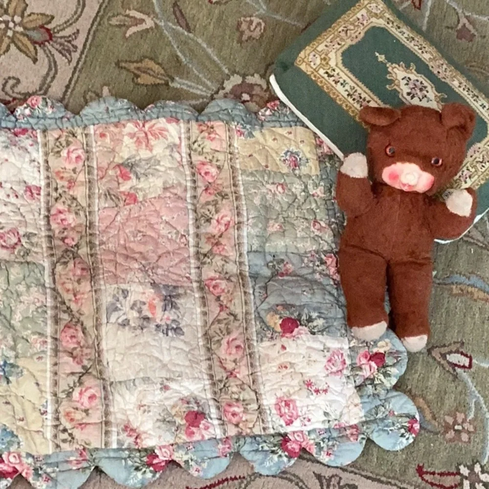 ⚜️ Vintage QUILTED Shabby Chic SHAM/Pillowcase PatchWork Choose Color